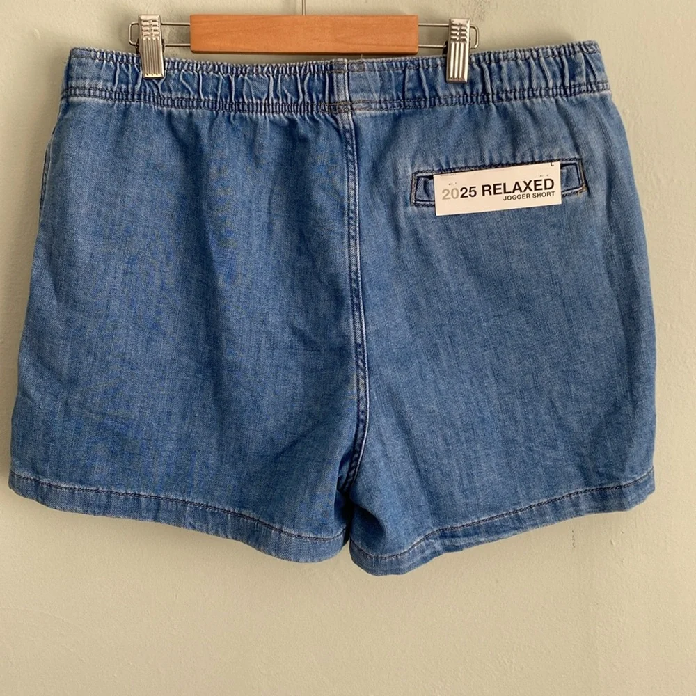 Zara women’s NWT Jean 2025 Relaxed Jogger Shorts size large
